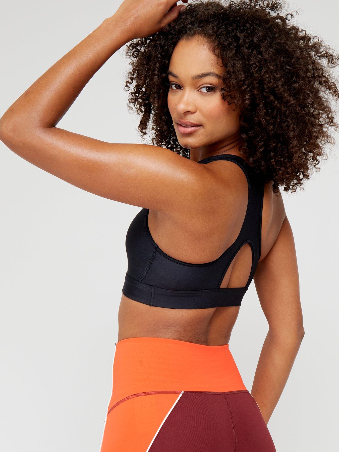 Image 2 of 4 of UNDER ARMOUR Authentics Mid Padless Sports Bra - Black