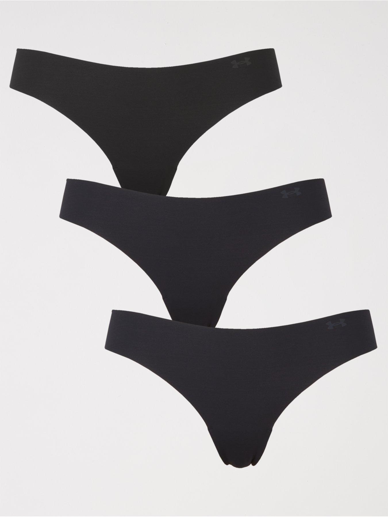 UNDER ARMOUR Ps Thong 3pack Black Very