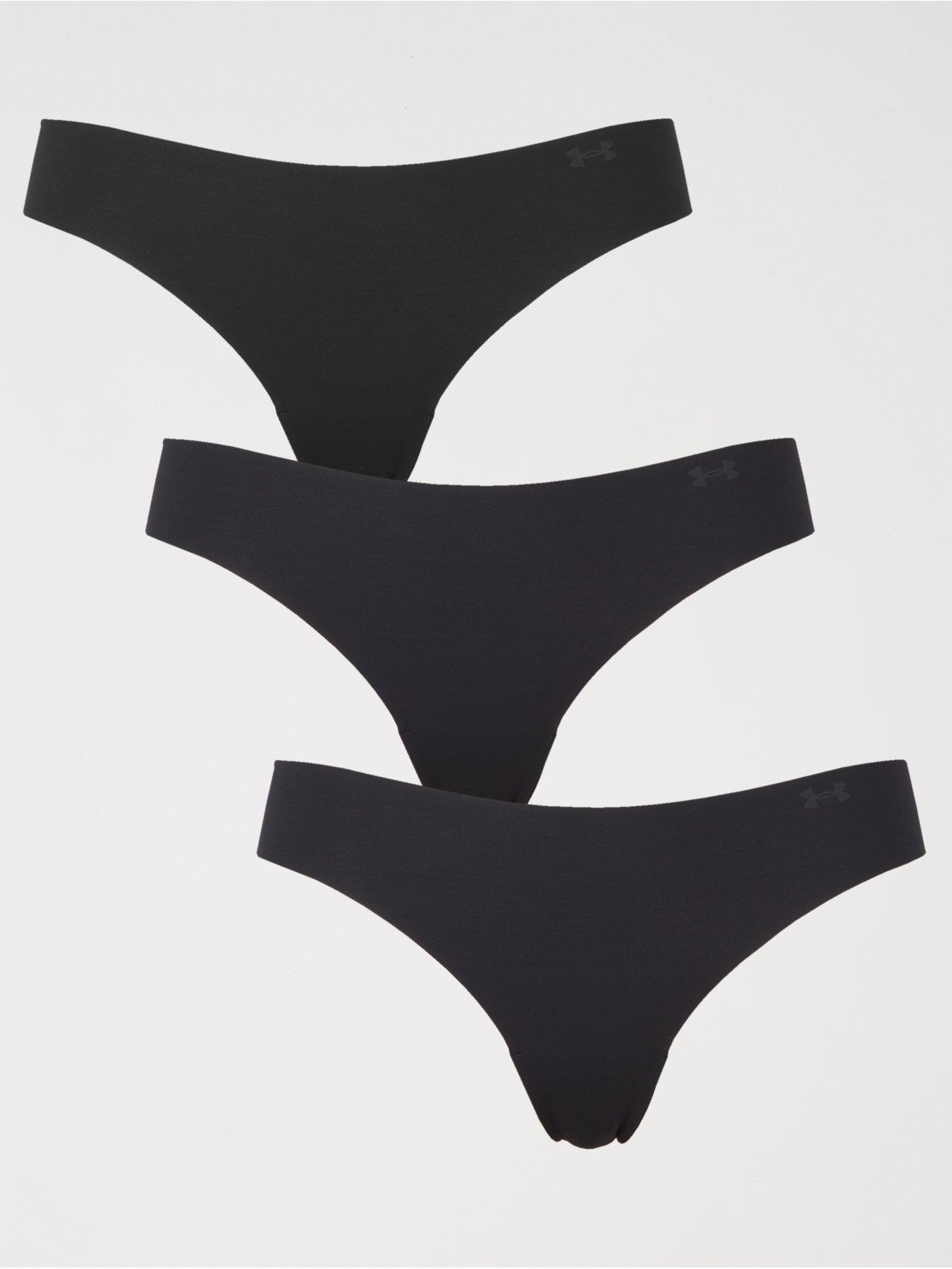 Panties Under Armour PS Thong 3Pack -BLK 