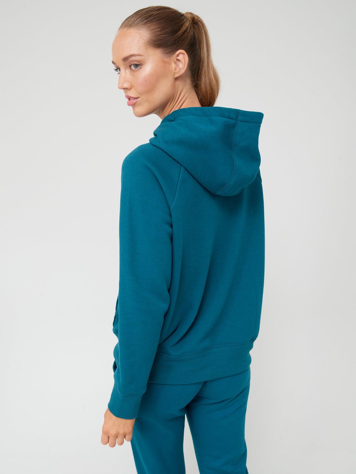 teal under armour sweatshirt