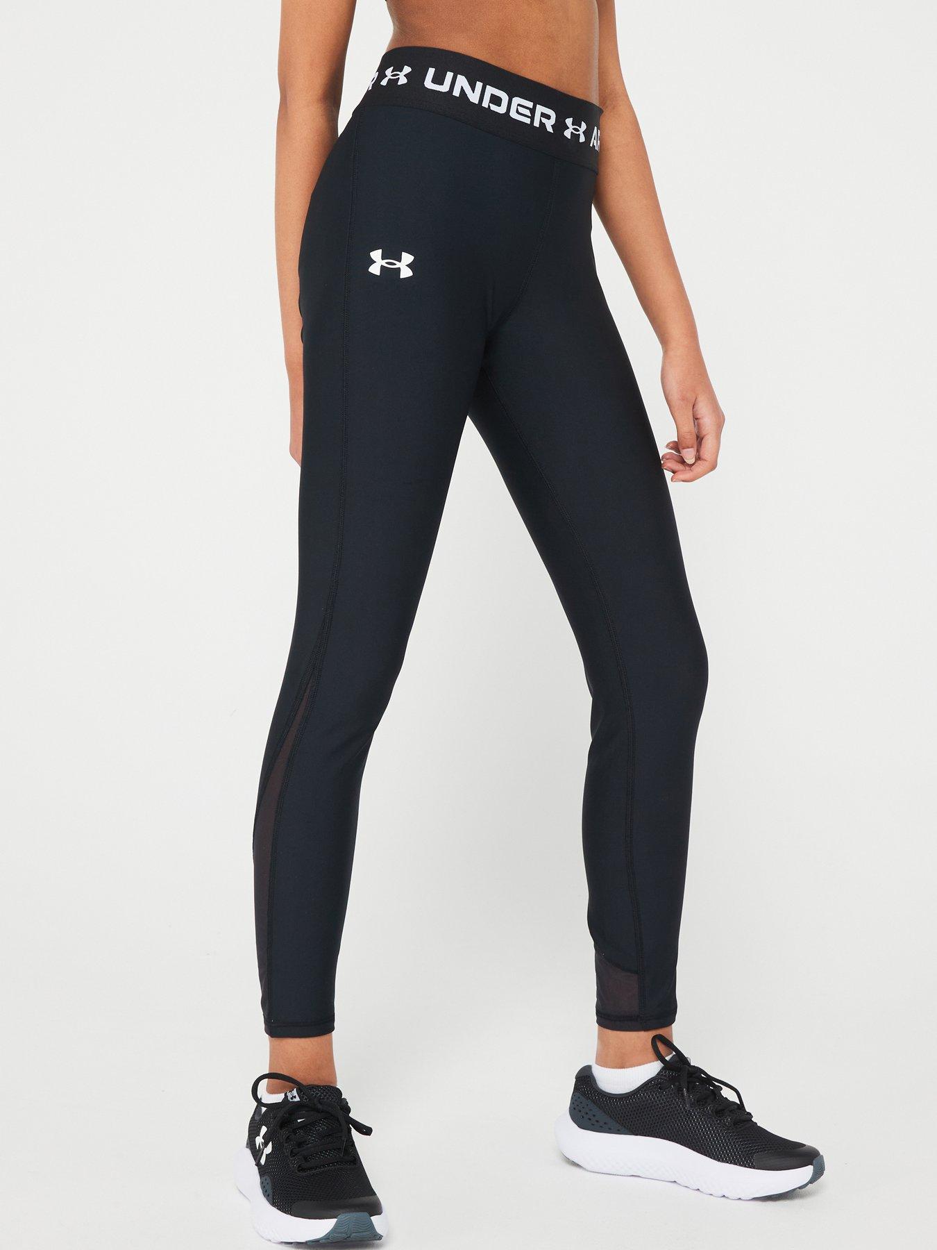 UNDER ARMOUR Women's HeatGear Mesh Graphic Ankle Crop Training Pants