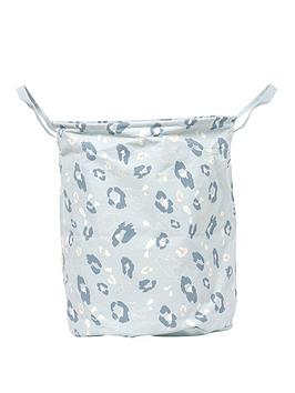 Product photograph of Chapter B Kids Club Leopard Laundry Bag from very.co.uk