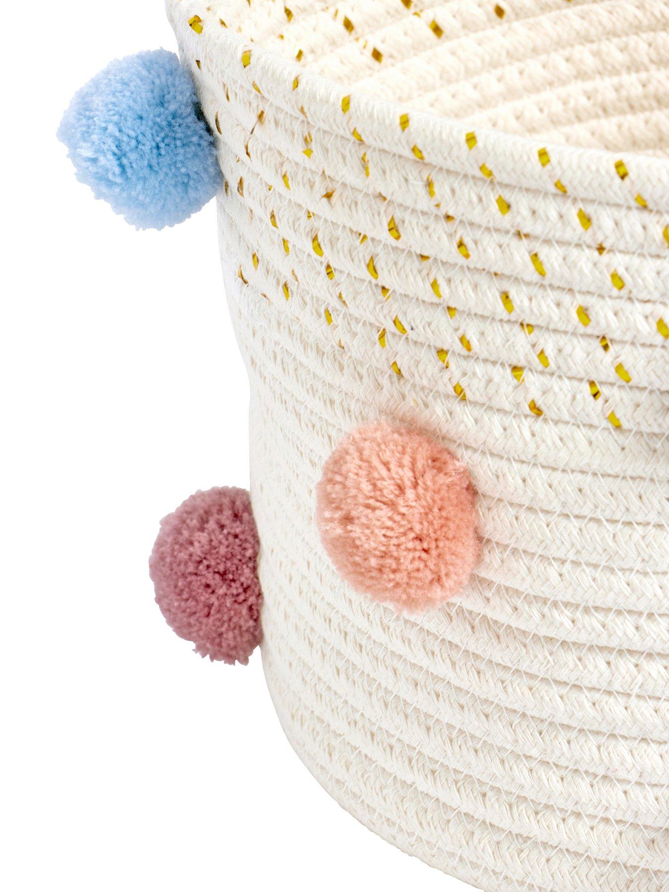 Chapter B Kids Club Pom Pom Basket Set Of 2 very.co.uk