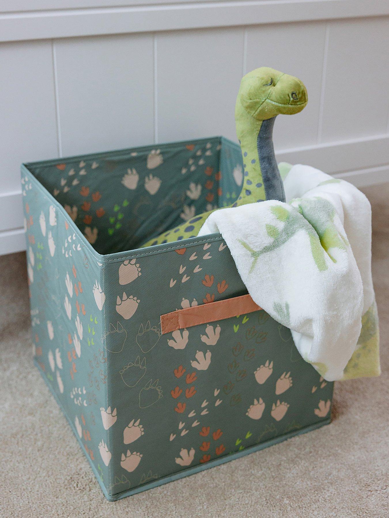 Product photograph of Chapter B Kids Club Wipeable Coated Dino Storage Box from very.co.uk