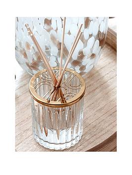 Product photograph of Chapter B Ribbed Glass Diffuser With Decorative Lid from very.co.uk