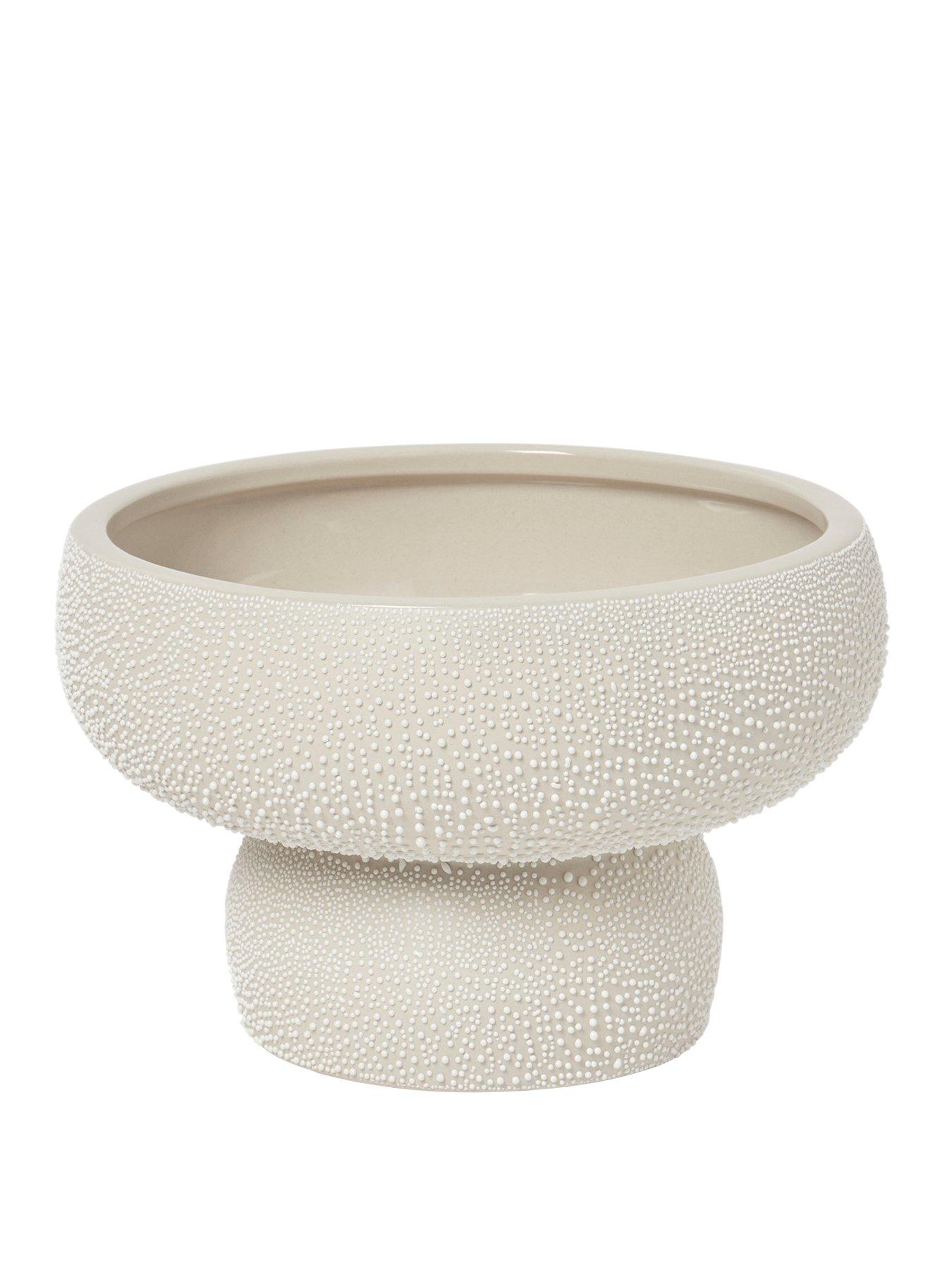 Product photograph of Chapter B Textured Ceramic Bowl from very.co.uk