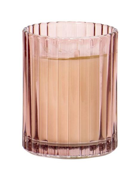 chapter-b-ribbed-glass-candle-pink