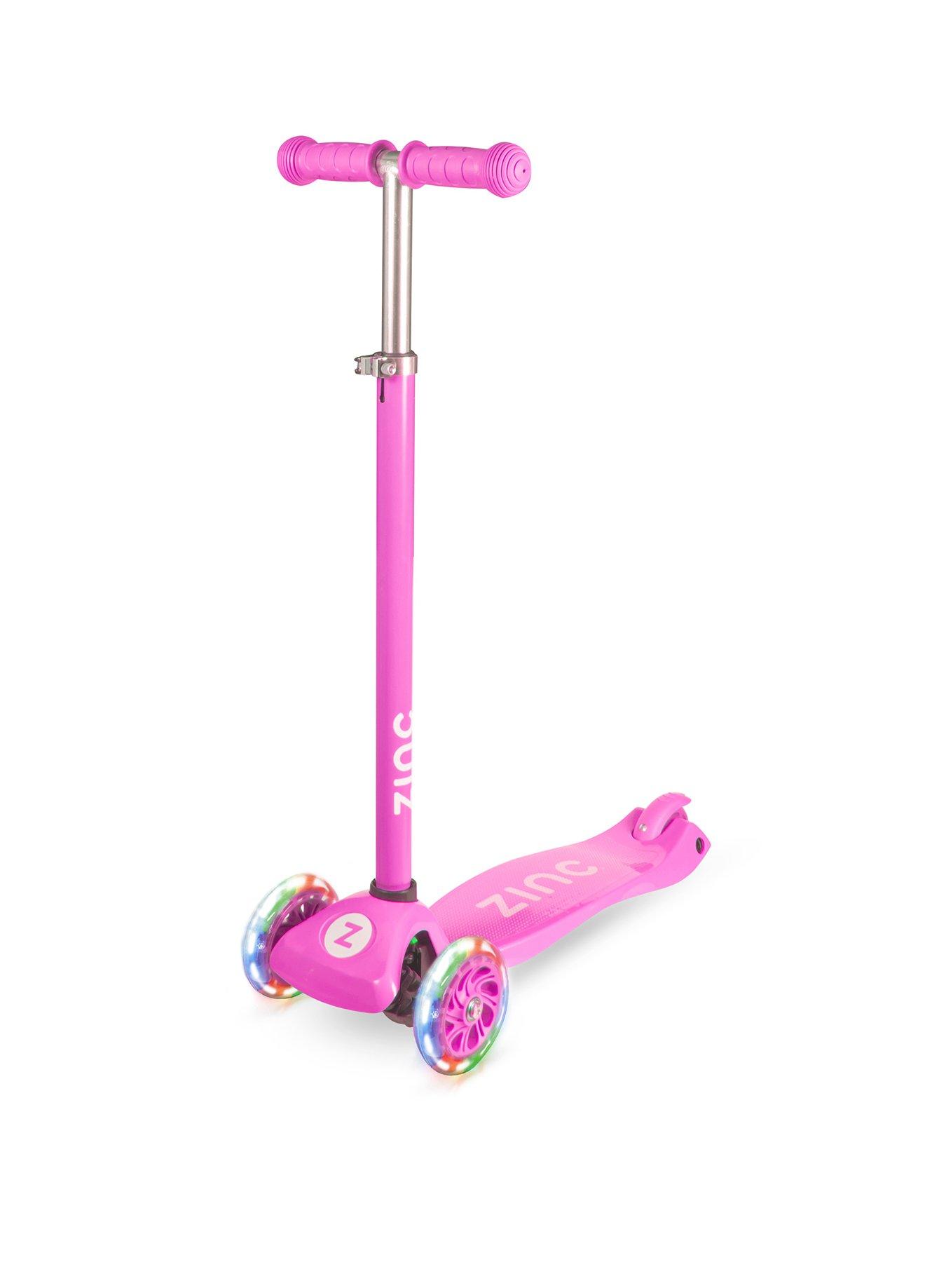 undefined Three Wheeled Light Up Star Scooter - Pink