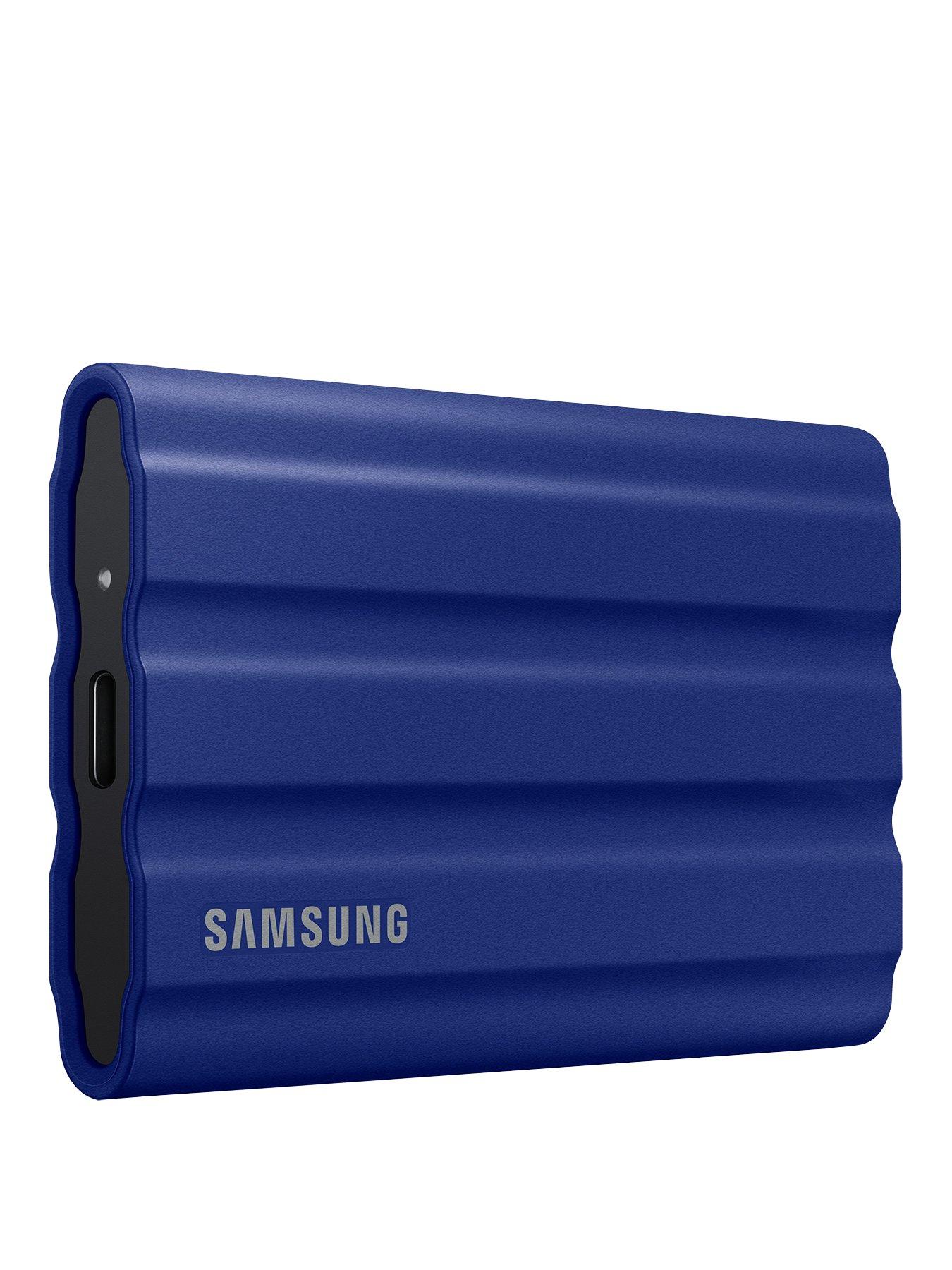 Image 2 of 6 of Samsung T7 Shield 1TB External SSD -&nbsp;Blue