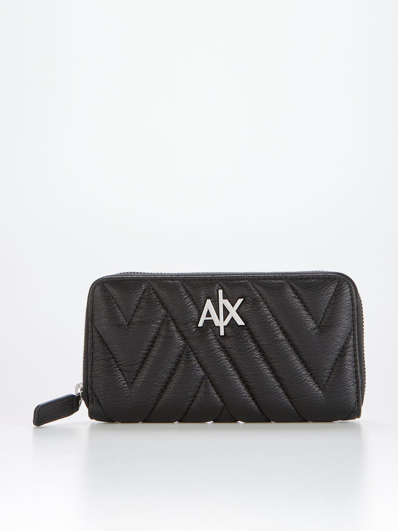 Armani Exchange Quilted Purse - Black 