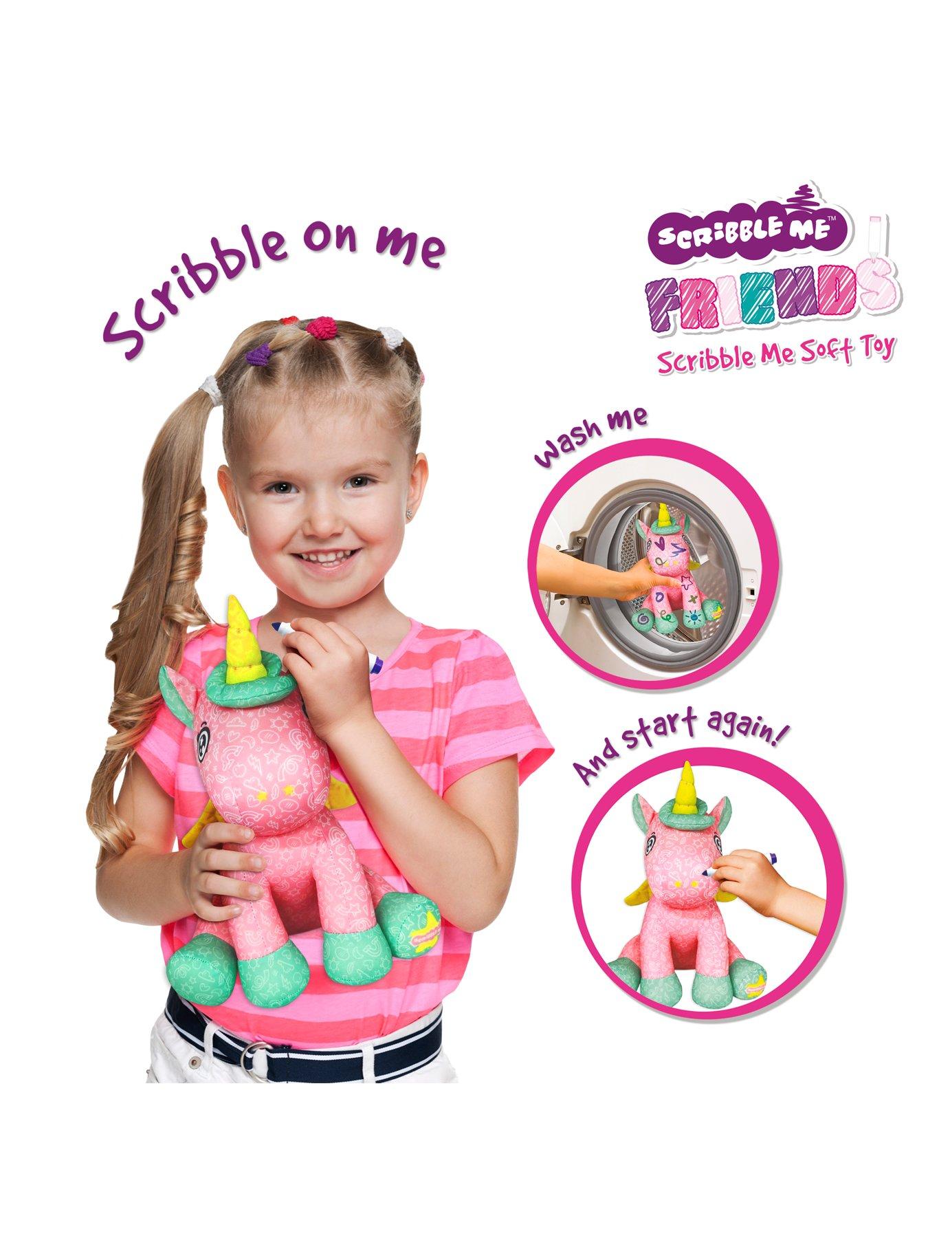 Image 6 of 6 of Scribble Me Unicorn with 3 Washable Pens