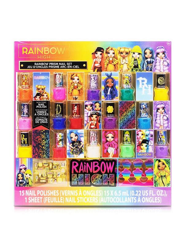 Image 1 of 3 of Rainbow High 15 Pack Nail Polish with Toe Spacers