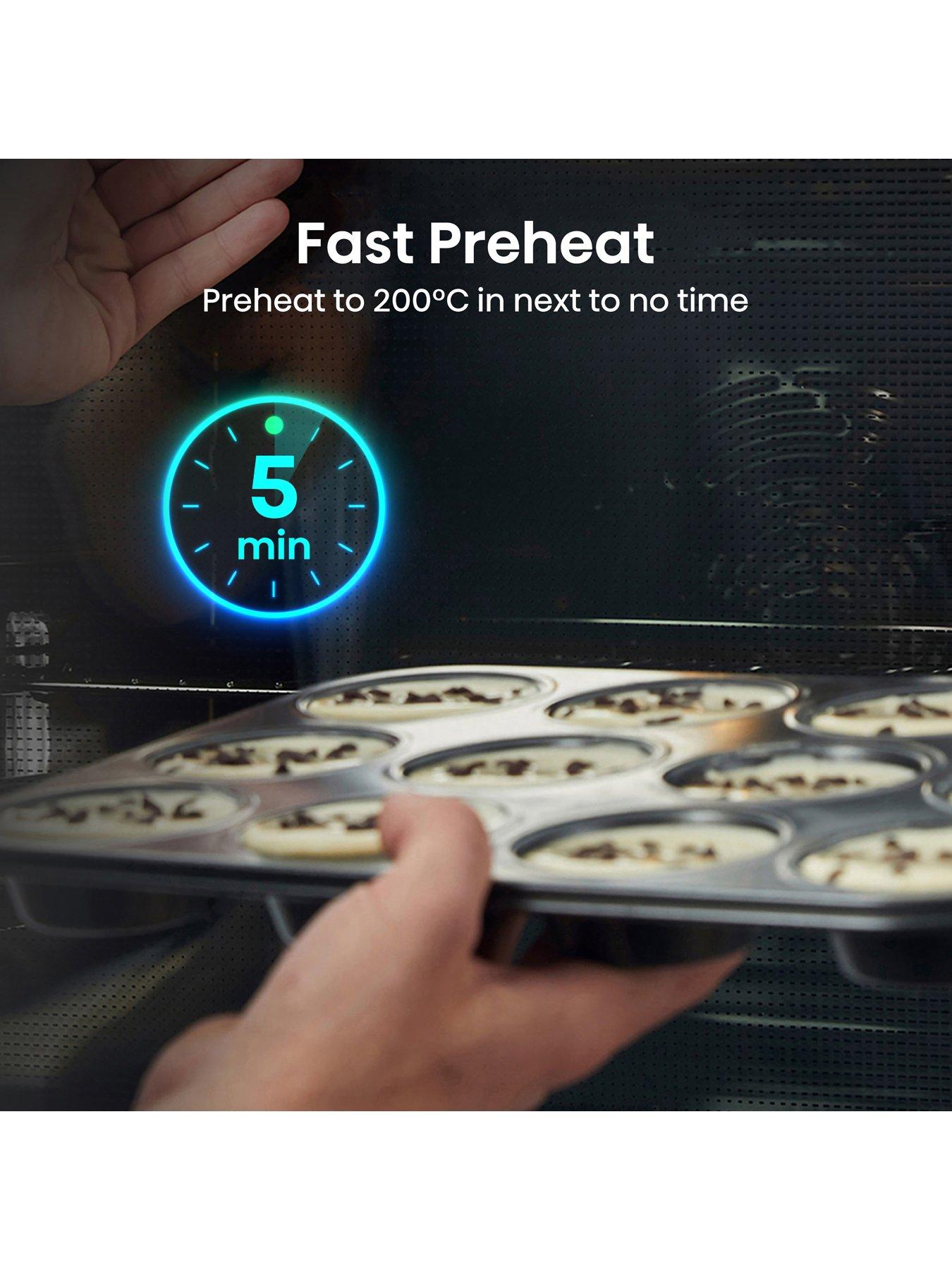 Image 4 of 7 of Hisense BI62212AXUK, Single Oven, 77L with Steam Clean Function&nbsp;- Stainless Steel