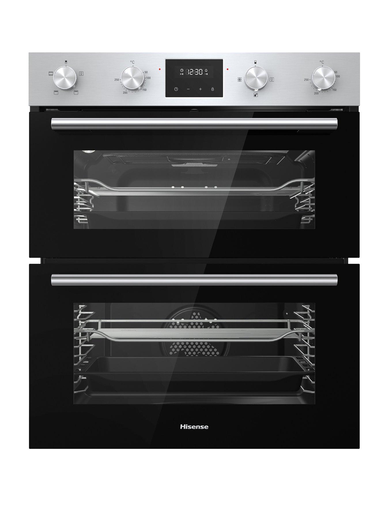 undefined BID75211XUK Built-Under Double Oven - Stainless Steel