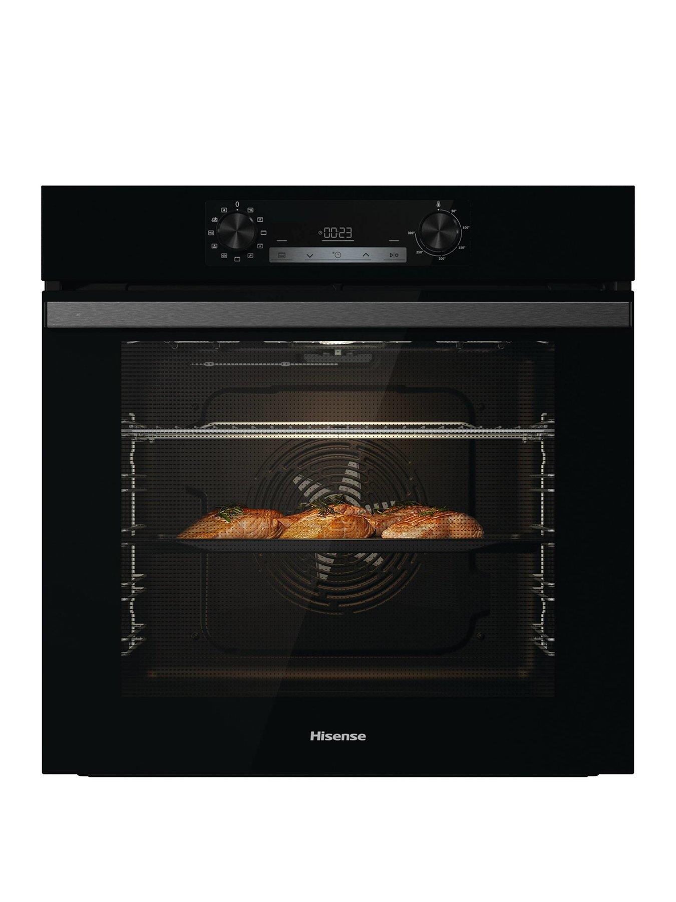 undefined BI64211PB, 77L Pyrolytic Single Oven - Black