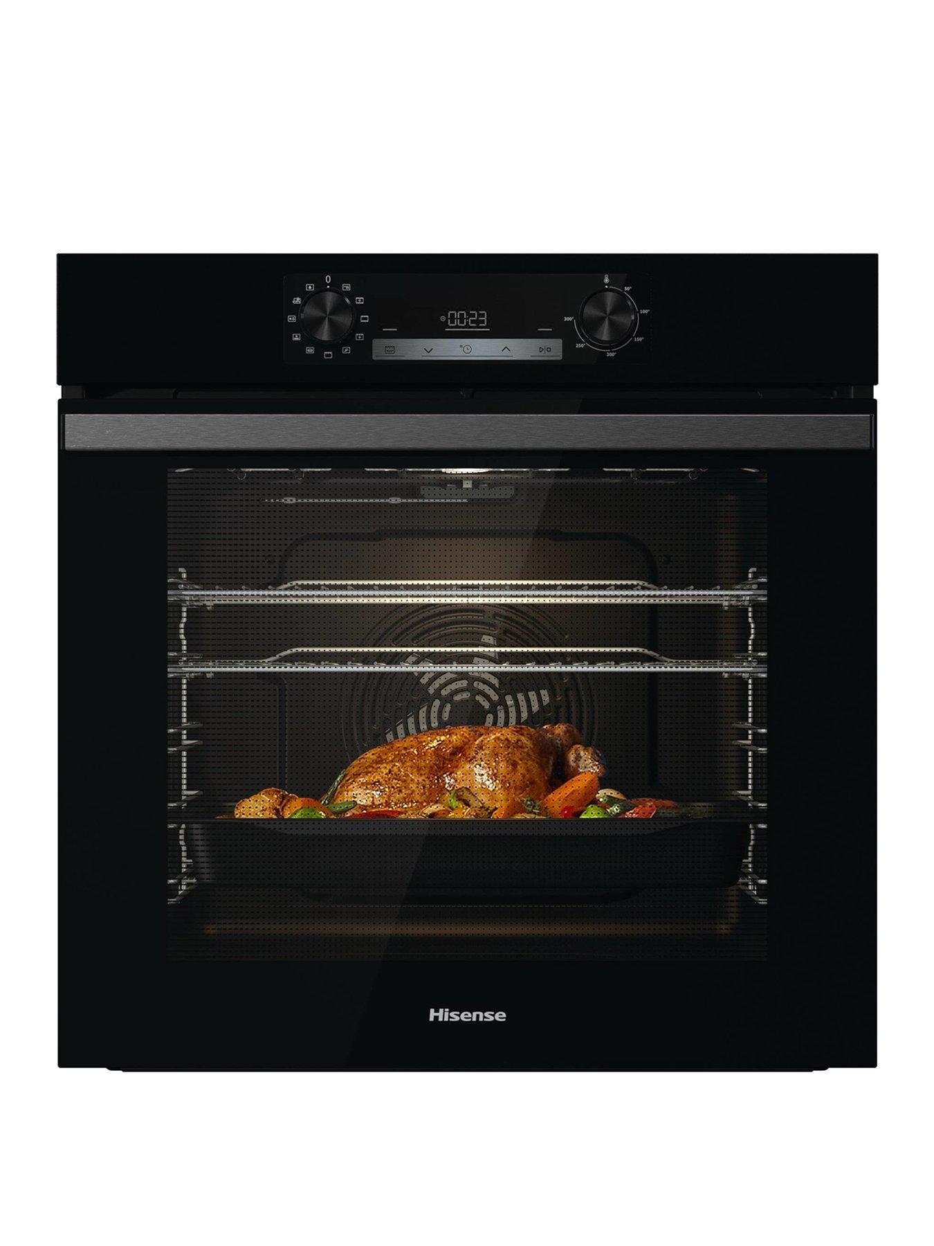undefined BI62211CB 77-Litre Electric Single Oven with Catalytic Liners - Black