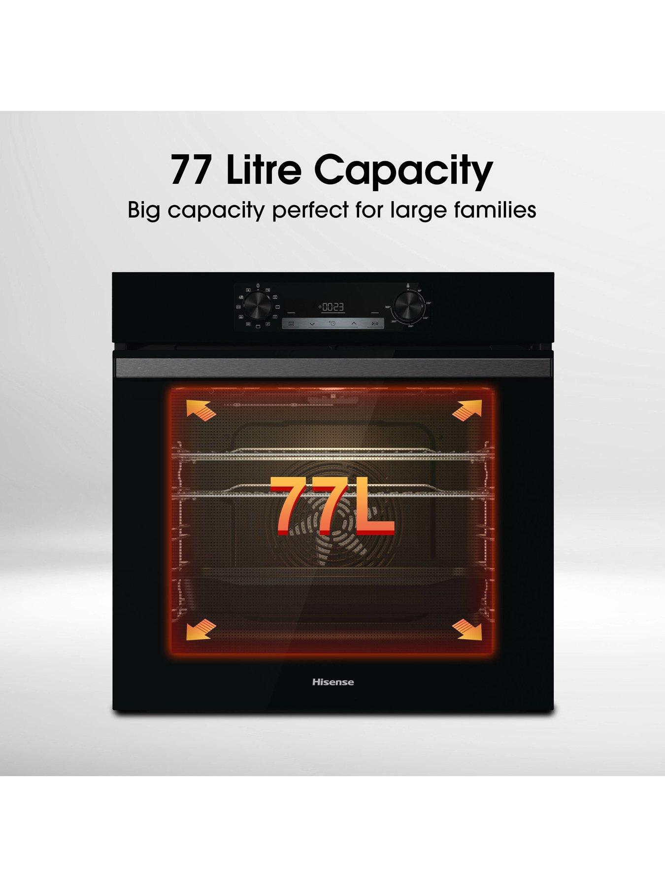 Image 2 of 7 of Hisense BI62211CB 77-Litre&nbsp;Electric Single Oven with Catalytic Liners&nbsp;- Black