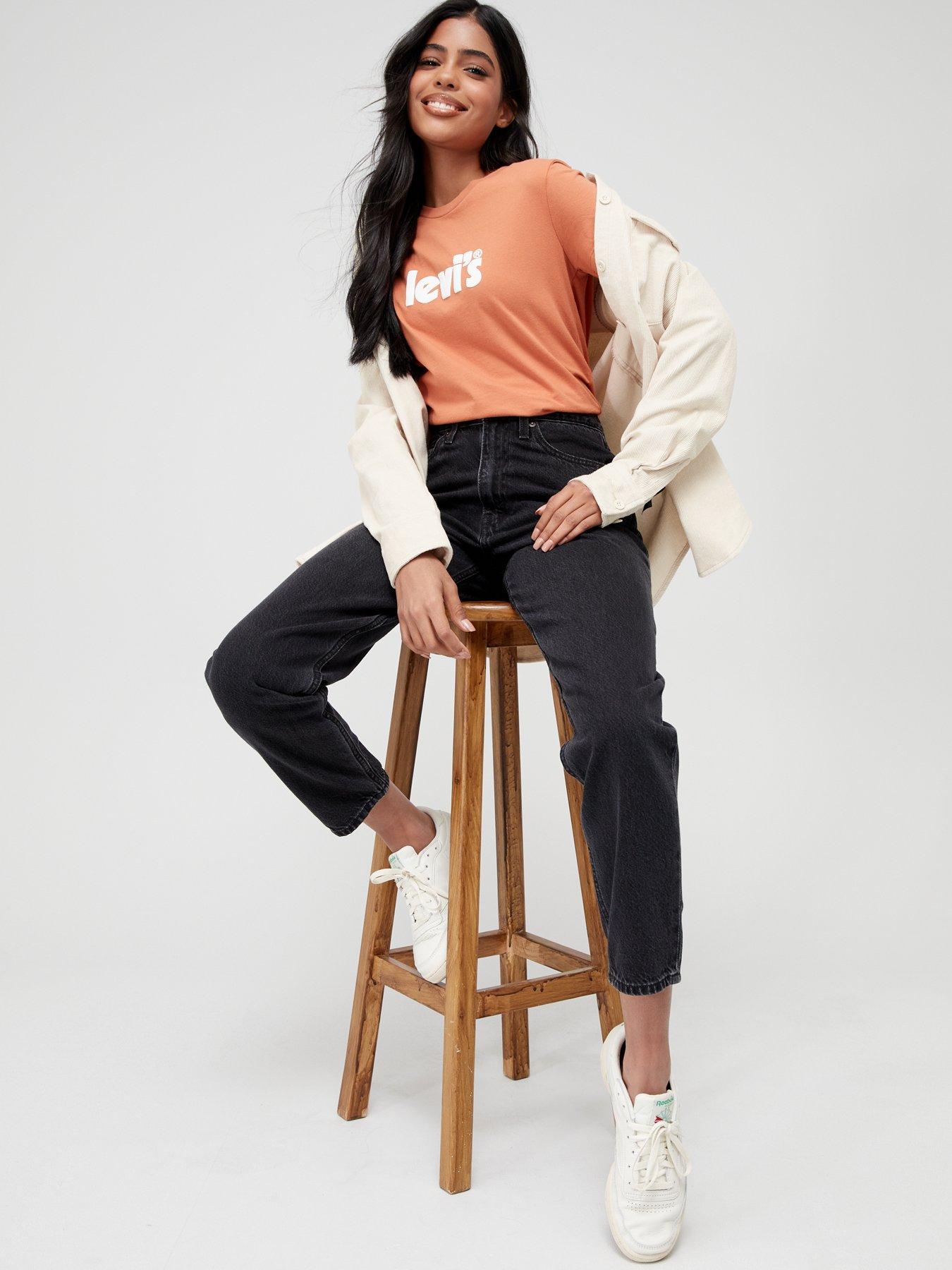 Levi's 80's Mom Jean Black Stonewash Very