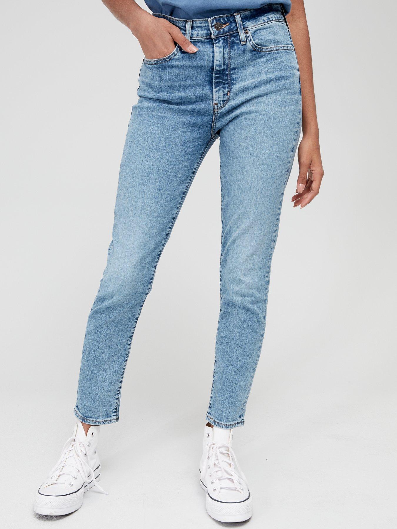 Levi's 721™ High Rise Skinny Jean - Medium Indigo Worn In | Very.co.uk