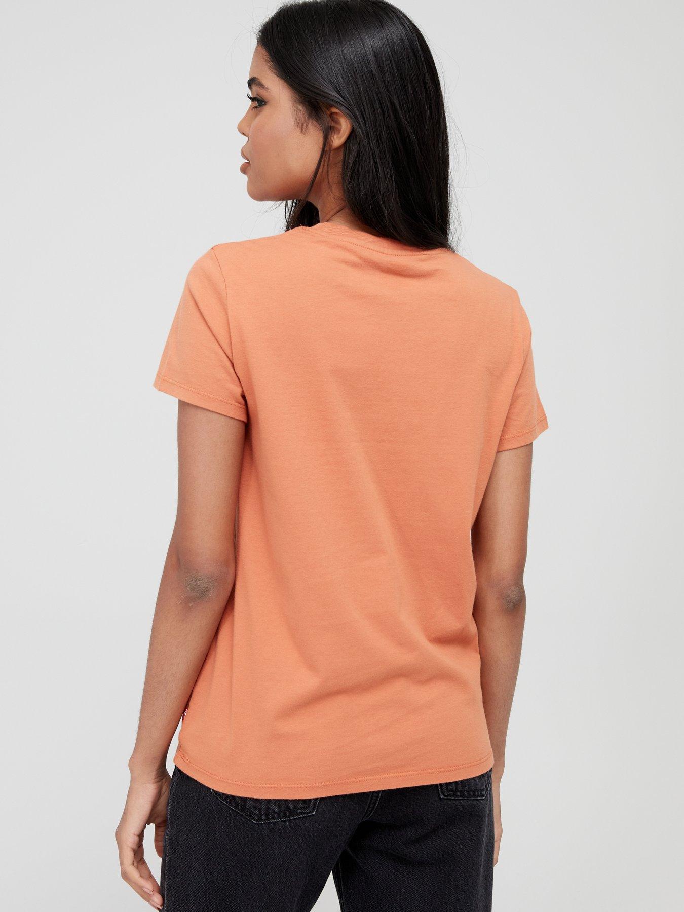 Levis t shop shirt orange