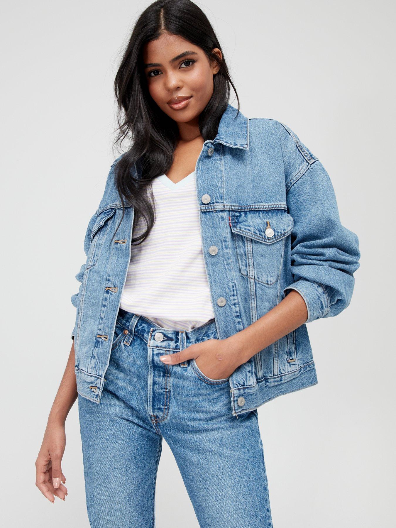 Levis denim cheap jacket women