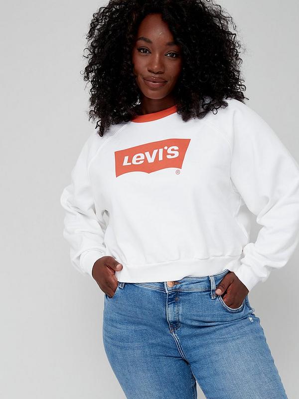 Levi's Plus Levi's® Plus Vintage Raglan Crew - White 