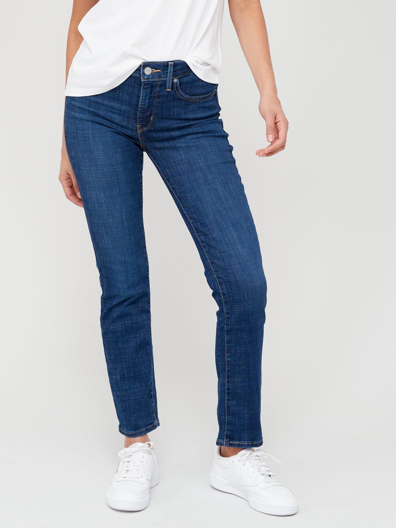  Levis Womens Plus-Size 414 Classic Straight Jeans, Lapis  Dark Horse, 37