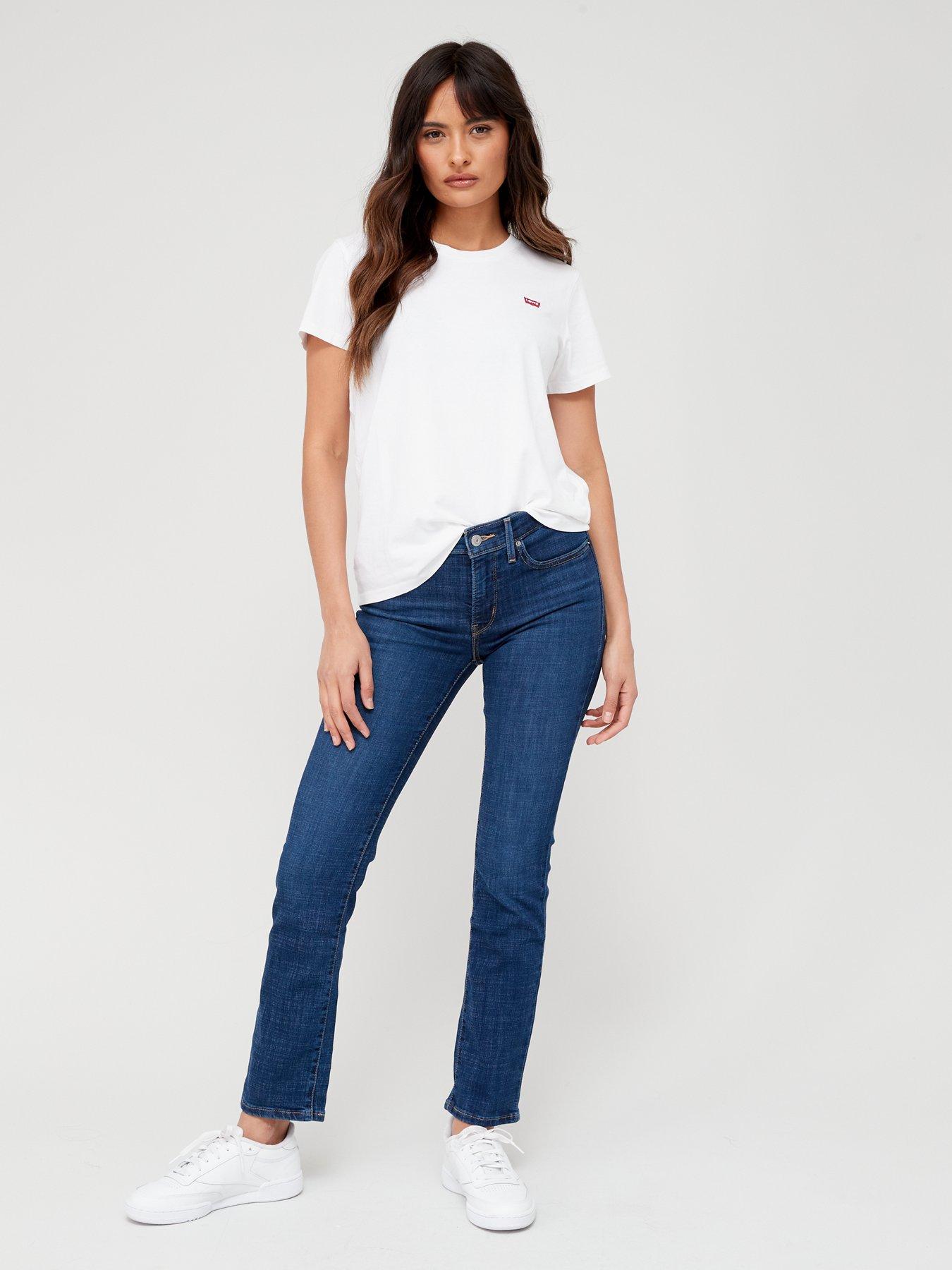 Image 3 of 6 of Levi's 314&trade;&nbsp;Shaping Straight Jeans - Lapis Dark Horse