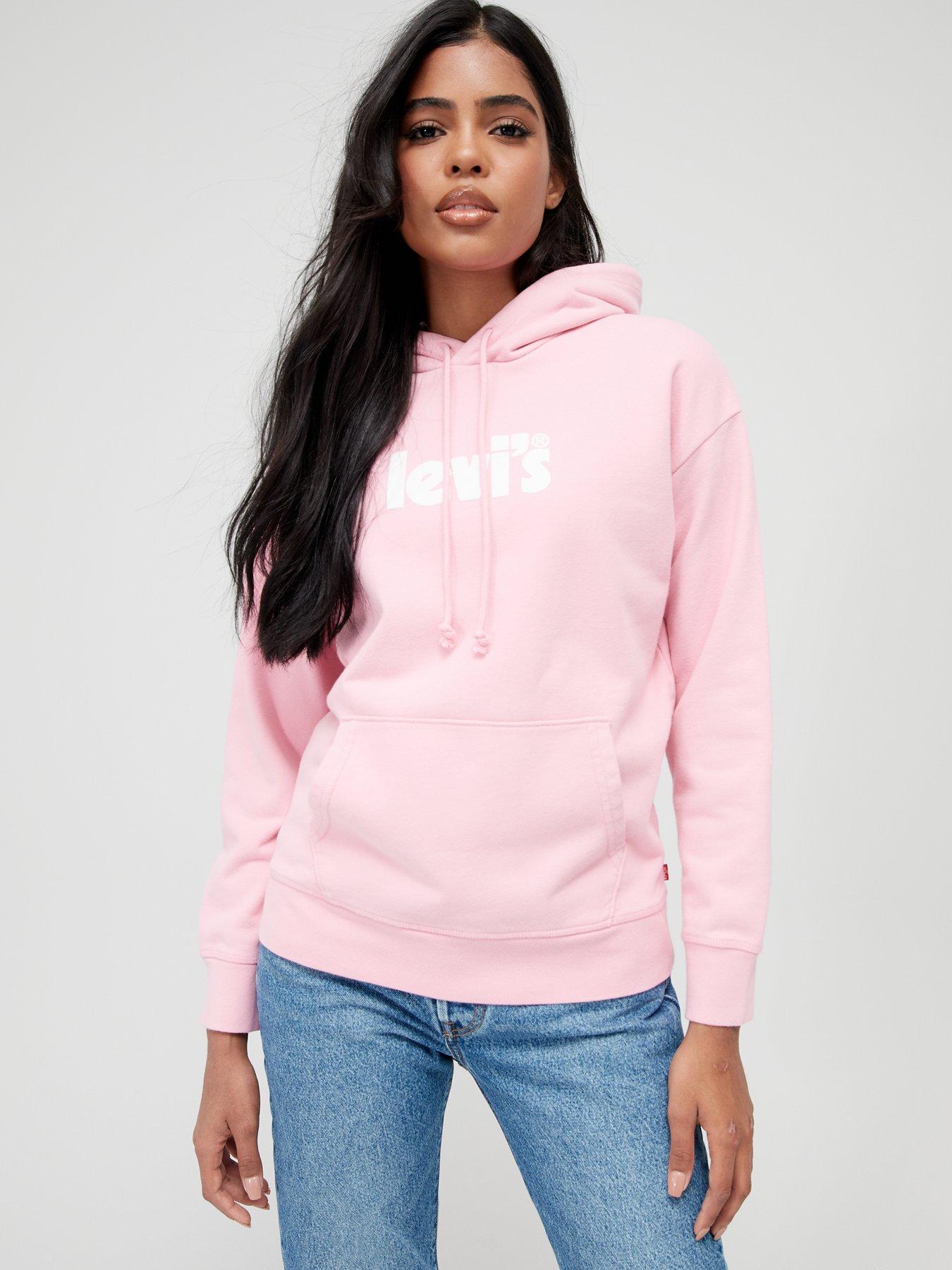 Levis on sale hoodie pink