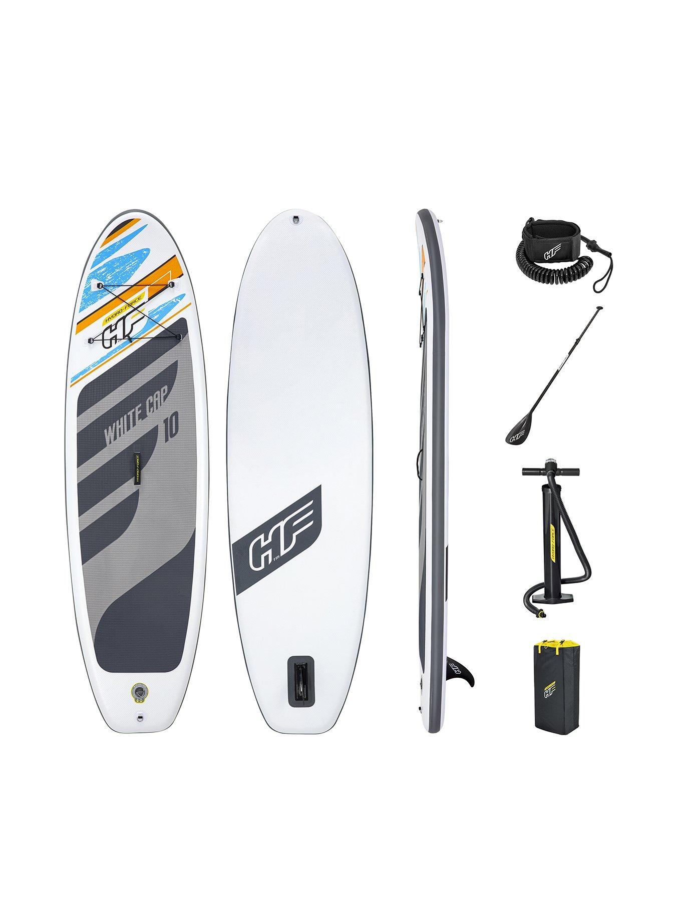 Bestway HydroForce White Cap SUP Inflatable StandUp Paddle Board Set