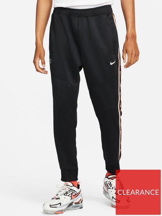 Nike NSW Repeat Poly Knit Double Crest Zip Jogger - Black | very.co.uk