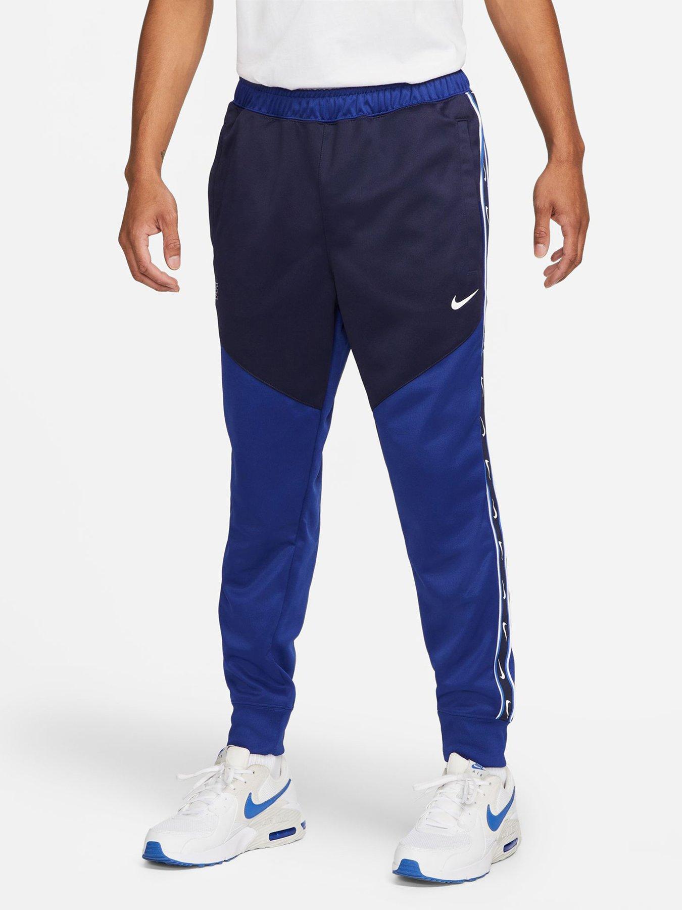 Nike NSW Repeat Poly Knit Double Crest Jogger Blue very