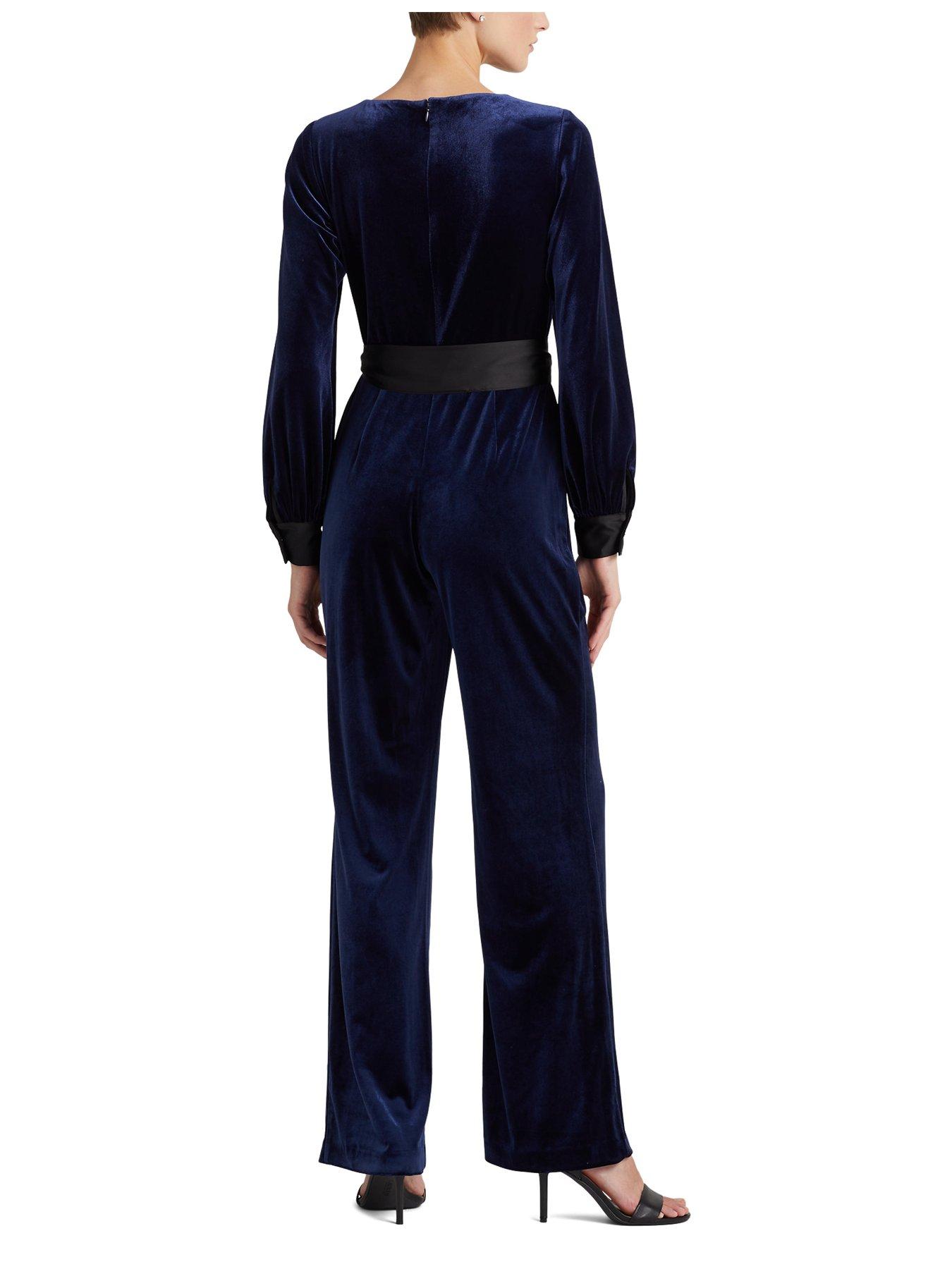 Ralph lauren hot sale velvet jumpsuit