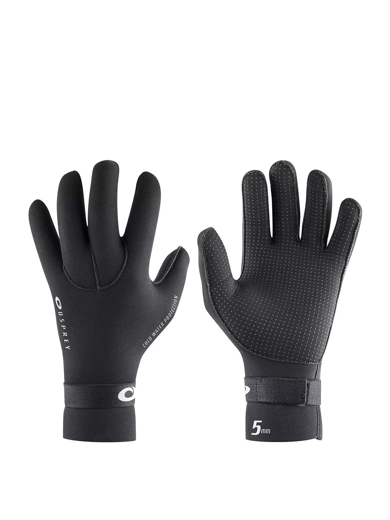 Adult sailing gloves 900 - 1 mm neoprene, black TRIBORD