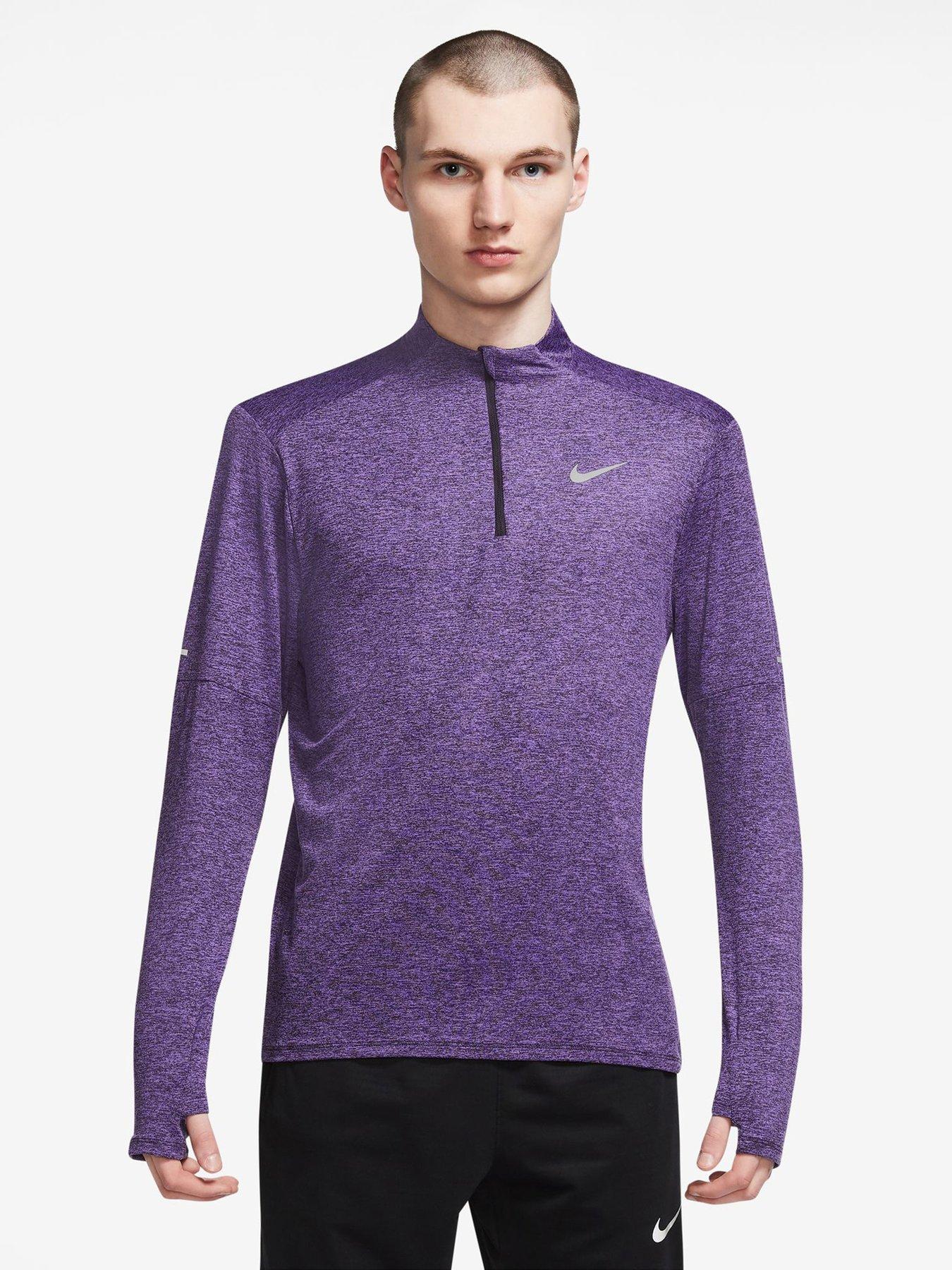 Nike purple quarter zip hotsell