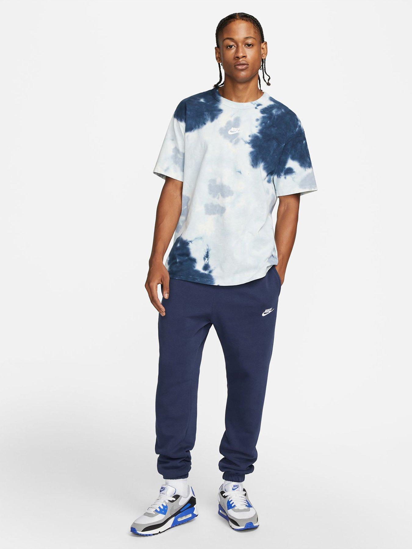 Nike navy cuffed discount joggers