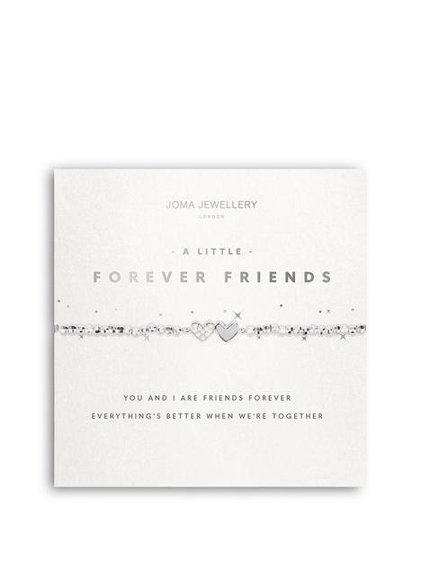 joma-jewellery-faceted-a-little-forever-friends-silver-bracelet-175cm-stretch