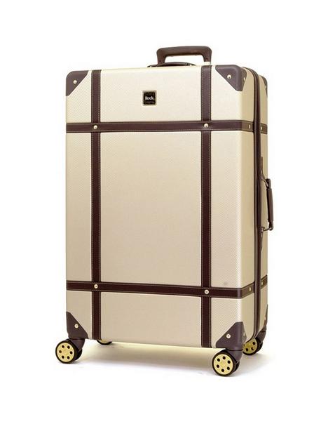 rock-luggage-vintage-8-wheel-retro-style-hardshell-large-suitcase-gold