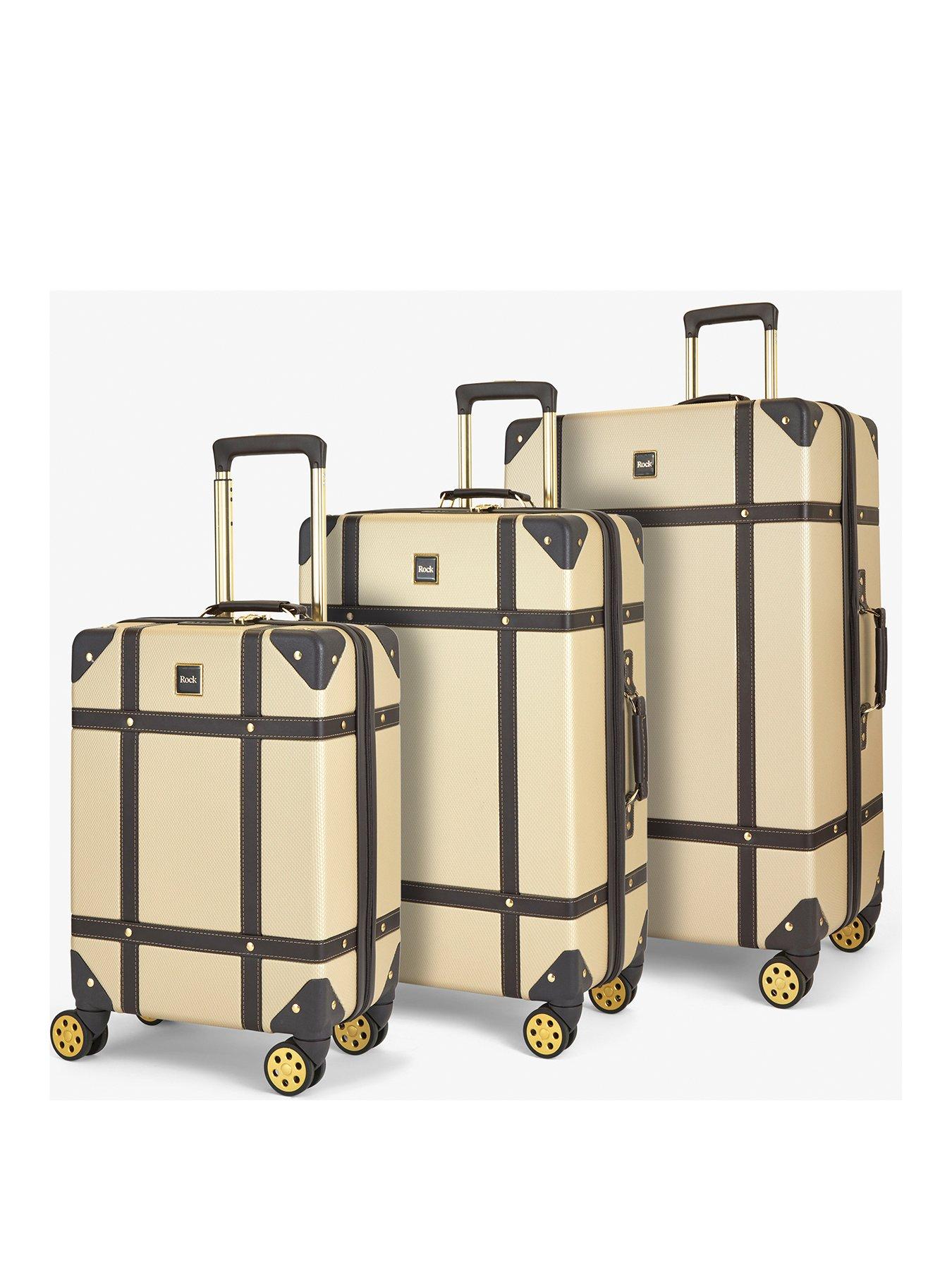 Retro luggage store with wheels