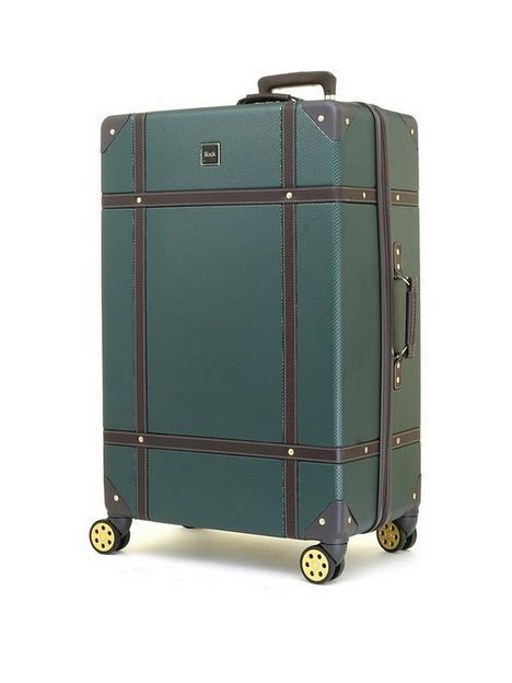 rock-luggage-vintage-8-wheel-retro-style-hardshell-large-suitcase-emerald-green