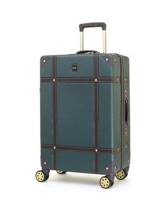 stillFront image of rock-luggage-vintage-3-piece-set-hardshell-retro-style-8-wheel-spinner-emerald-green