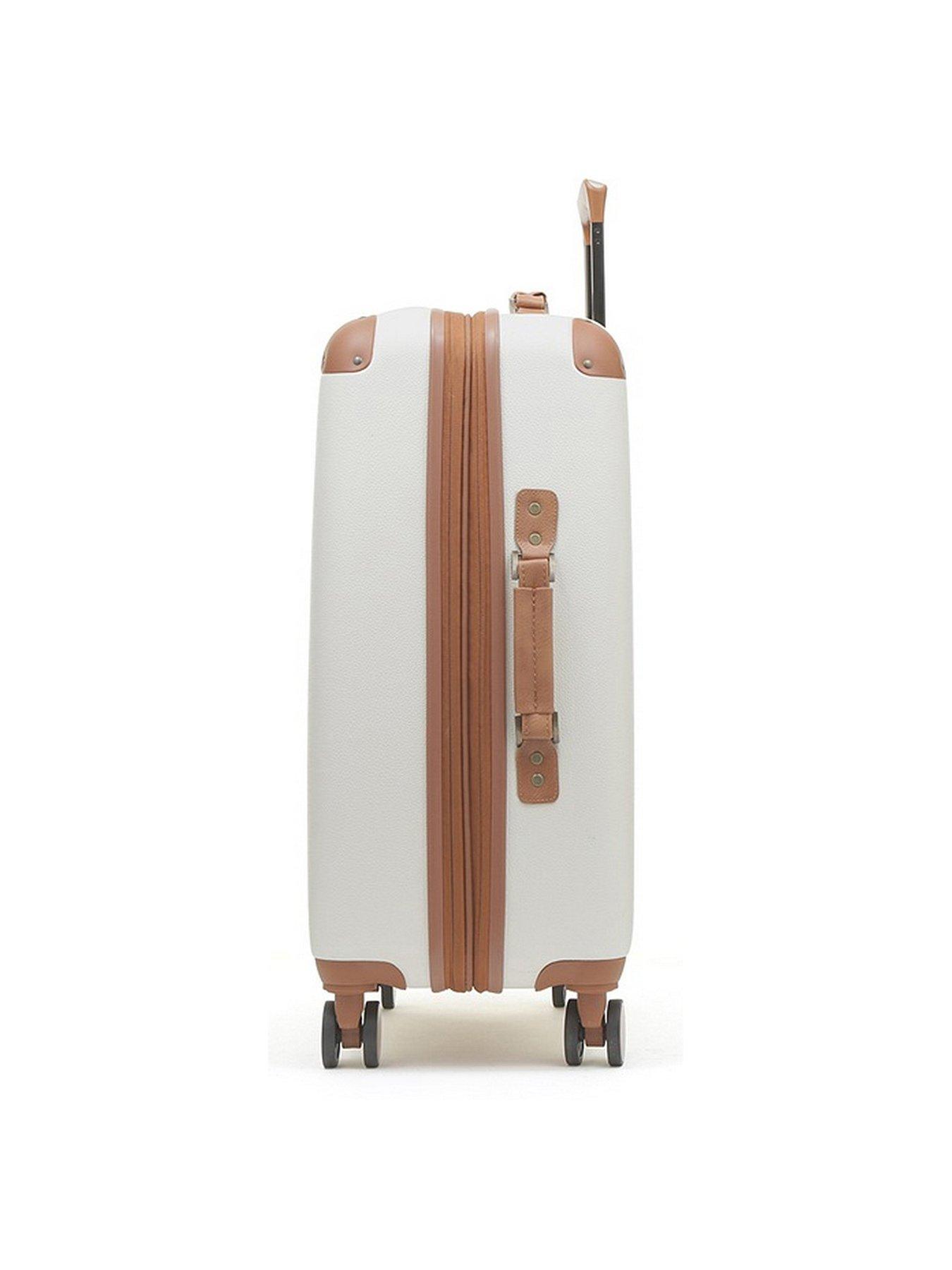 Image 2 of 7 of Rock Luggage Carnaby 3 Piece Set Hardshell 8 Wheel Spinner - Cream