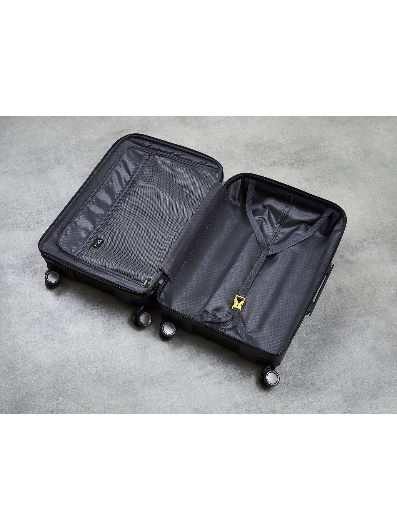 Image 5 of 7 of Rock Luggage Bali 8 Wheel Hardshell Large Suitcase - Black