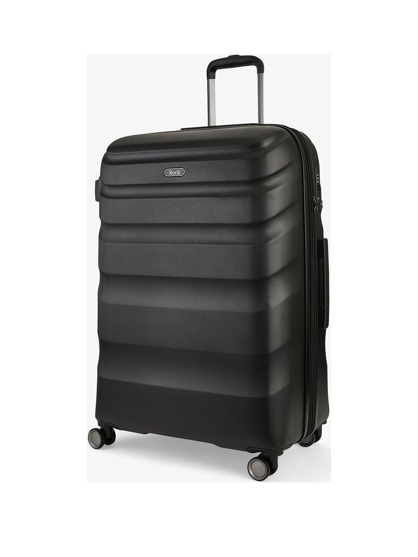 Image 2 of 6 of Rock Luggage Bali 3 Piece Set Hardshell 8 Wheel Spinner - Black