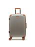  image of rock-luggage-carnaby-8-wheel-hardshell-medium-suitcase-platinum