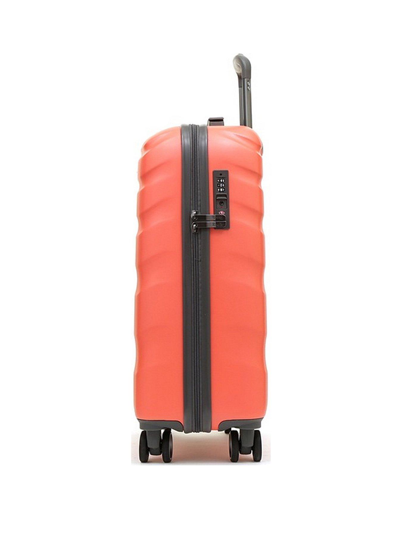 Image 2 of 7 of Rock Luggage Bali 8 Wheel Hardshell Cabin Suitcase - Coral