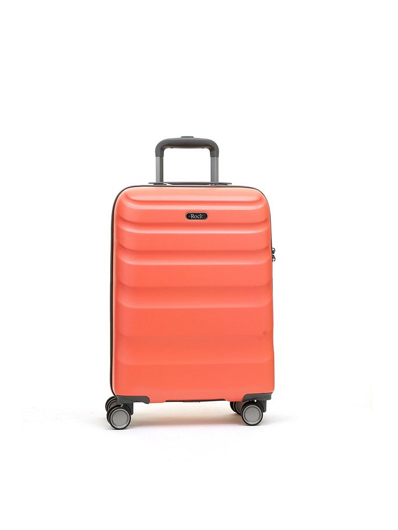 Image 3 of 7 of Rock Luggage Bali 8 Wheel Hardshell Cabin Suitcase - Coral
