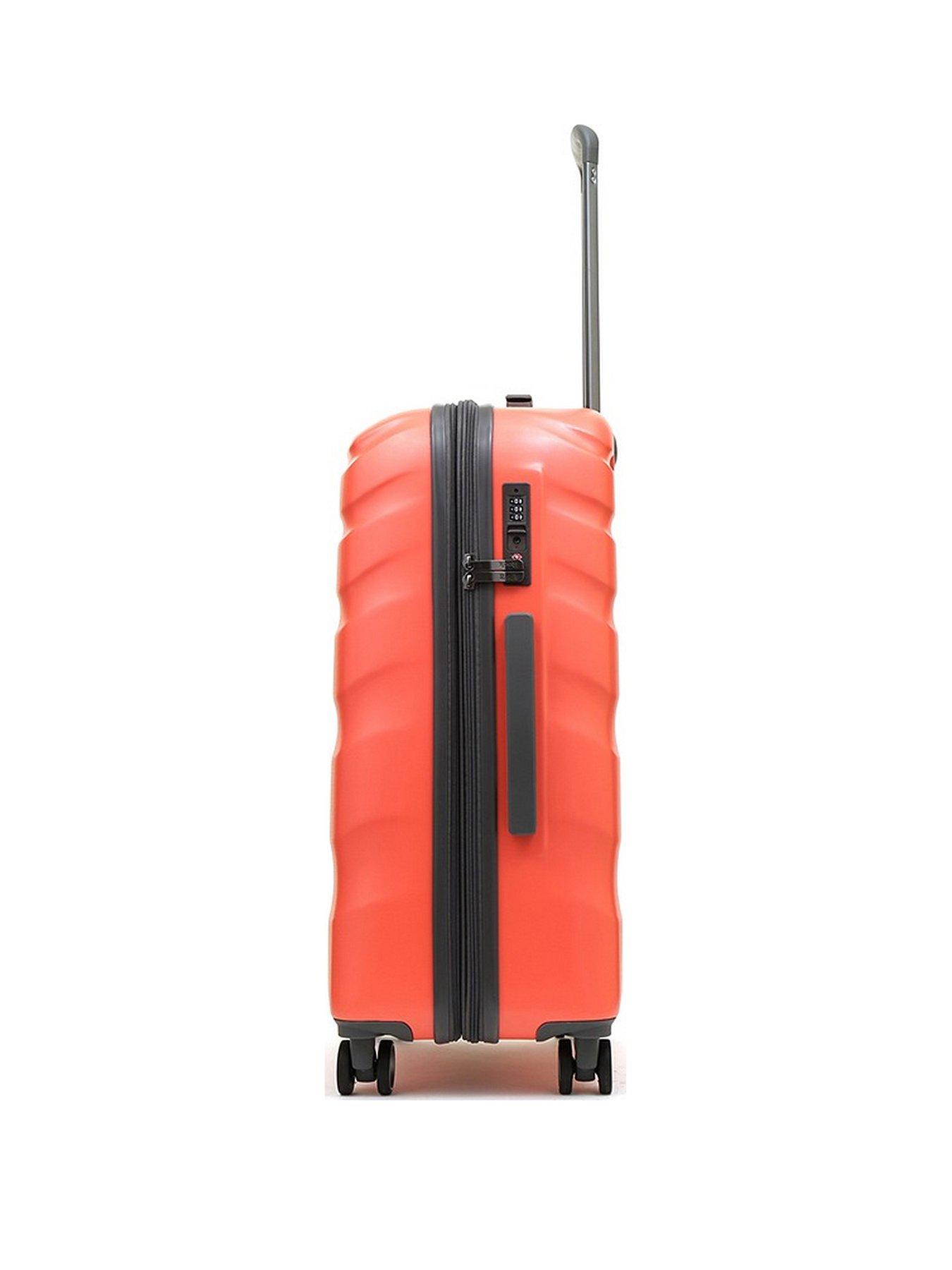 Image 2 of 7 of Rock Luggage Bali 8 Wheel Hardshell Medium Suitcase - Coral