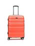  image of rock-luggage-bali-8-wheel-hardshell-medium-suitcase-coral