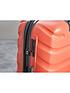  image of rock-luggage-bali-8-wheel-hardshell-large-suitcase-coral